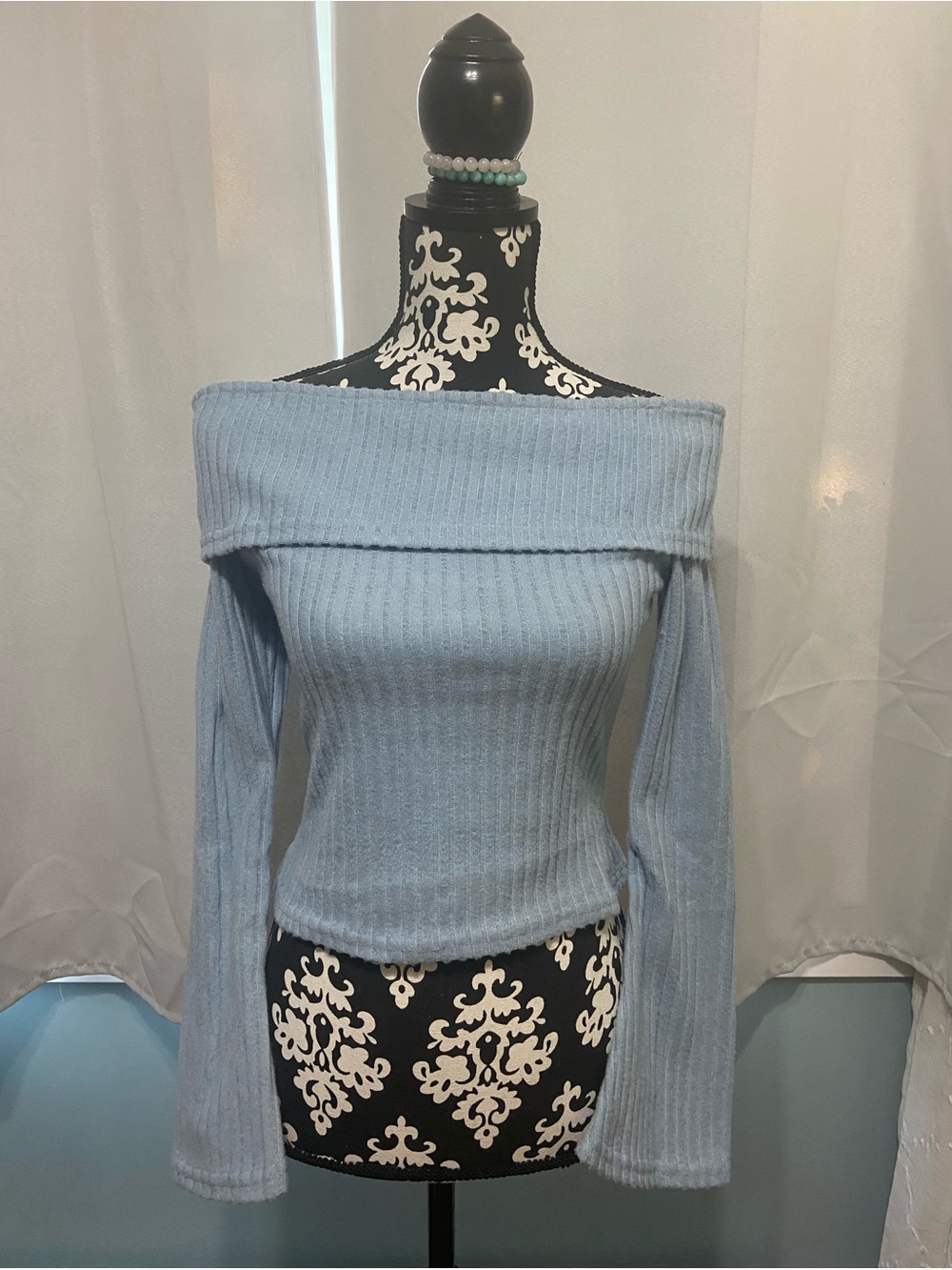 Cider Off Shoulder bell sleeve top